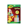 Crayola Colouring And Activity Pad With 7 Markers Pokemon