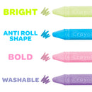 Crayola Washable Sidewalk Chalk, 12 Colours