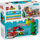 LEGO Duplo Fire Truck With Hose And Firefighter