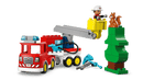 LEGO Duplo Fire Truck With Hose And Firefighter