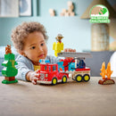 LEGO Duplo Fire Truck With Hose And Firefighter
