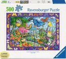 Ravensburger 500 Large Piece Puzzle The Butterfly Place