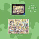 Ravensburger 1000 Piece Puzzle Crazy Cats Easter Eggstravaganza