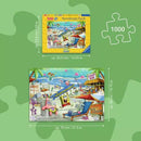 Ravensburger 1000 Piece Puzzle Spongebob Squarepants Beach Fun At The Goo Lagoon