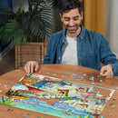Ravensburger 1000 Piece Puzzle Spongebob Squarepants Beach Fun At The Goo Lagoon