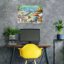 Ravensburger 1000 Piece Puzzle Spongebob Squarepants Beach Fun At The Goo Lagoon