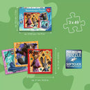 Ravensburger 3 x 49 Piece Puzzles Zootopia 2 A New Mission