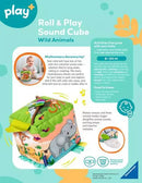 Ravensburger Play + Roll And Play Sound Cube Wild Animals