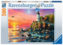 Ravensburger 500 Piece Puzzle Lighthouse At Sunset
