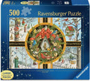 Ravensburger 500 Large Piece Puzzle Christmas Songbirds