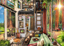 Ravensburger 1000 Piece Puzzle Redwood Forest Tiny House