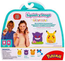 Pokemon Squish-A-Longs Pikchau, Gengar, Teddiursa And Marill Figure Pack