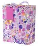 Large Gift Bag Watercolour Splatter