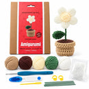 Potted Daisy DIY Crochet Kit