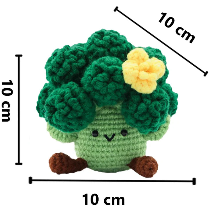 Mini Broccoli DIY Crochet Kit
