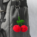 Cherries DIY Crochet Key Ring Kit