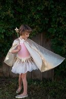 Great Pretenders Gracious Gold Sequins Cape Size 5-6