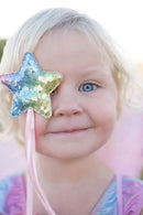 Great Pretenders Rainbow Sequin Skirt, Wings And Wand Size 4-6