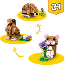 LEGO Creator 3 In 1 Cute Hamster With A Flower