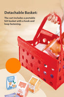 Hape Little Shopper's Cart And Basket