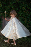 Great Pretenders Gracious Gold Sequins Cape Size 5-6