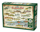 Cobble Hill 1000 Piece Puzzle Freshwater Fish Of North America