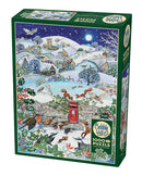 Cobble Hill 1000 Piece Puzzle Village On A Winter Night
