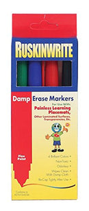 Painless Learning Damp Erase Markers