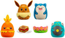 Pokemon Squish-A-Longs Evee, Snorlax, Torchic And Bellibot Figure Pack