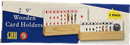 CHH Games 9" Wooden Card Holder With 3 slots (2 Pack)