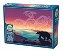 Cobble Hill 500 Piece Puzzle Crossings: Thunderbird And Bear