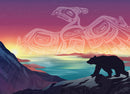Cobble Hill 500 Piece Puzzle Crossings: Thunderbird And Bear