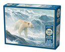 Cobble Hill 500 Piece Puzzle Robert Bateman Print Salmon Watch- Spirit Bear