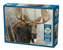 Cobble Hill 500 Piece Puzzle Robert Bateman Print Bull Moose