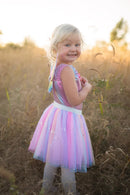 Great Pretenders Rainbow Sequin Skirt, Wings And Wand Size 4-6