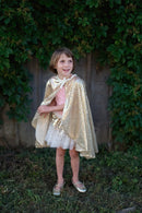 Great Pretenders Gracious Gold Sequins Cape Size 5-6