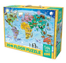 Cobble Hill 35 Pieces Floor Puzzle Map Of World