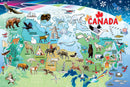 Cobble Hill 35 Pieces Floor Puzzle Map Of Canada