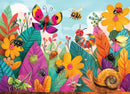 Cobble Hill 35 Piece Tray Puzzle Bugs And Blossoms