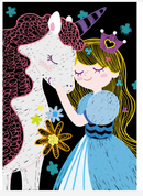 Avenir Scratch Art Princess 15 Sheets