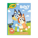 Crayola Bluey 96 Page Colouring Book And Sticker Sheet