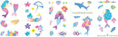 Avenir Nail Stickers and Tattoos Unicorn