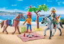 Playmobil Horses Of Waterfall Riding  Trip To The Beach With Amelia And Ben