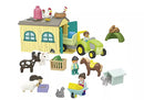 Playmobil Junior: Farm Adventure with Tractor, Trailer