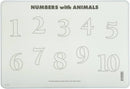 Painless Learning Numbers 1-10 With Animals Laminated Placemat