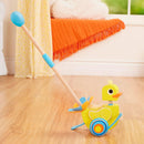 Battat Quack And Go Duck Waddling Wooden Push Toy