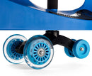 Blue Plasma Car With Polyurethane Wheels