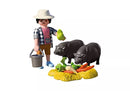 Playmobil Country Farmer With Potbellied Pig