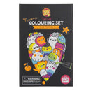 Tiger Tribe Neon Colouring Set Glow Friends