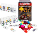 Family Traditions Double Twelve Mexican Train Dominoes